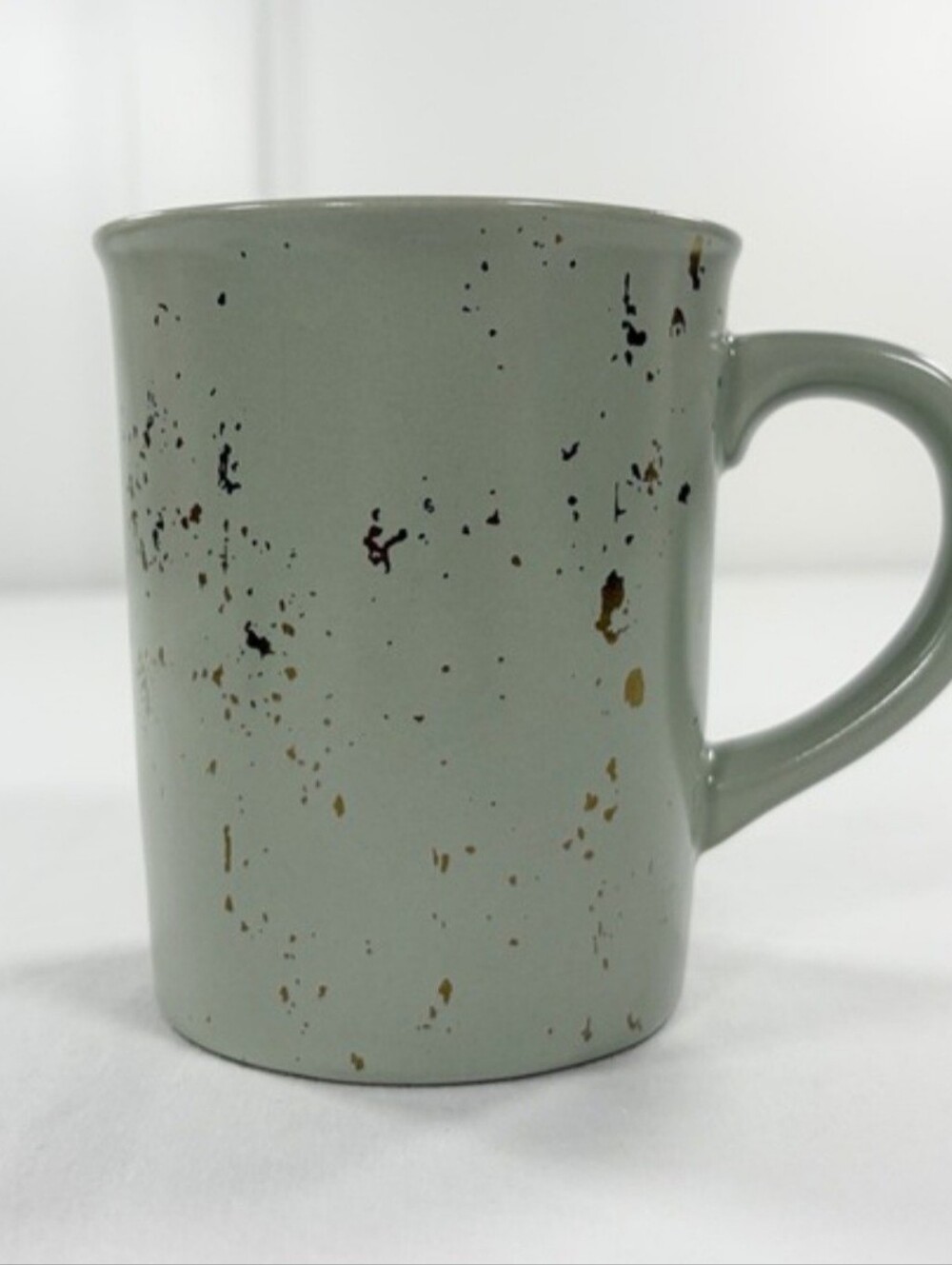 Hearth & Hand Speckled Ceramic Mug in Sage Green with Gold Flecks